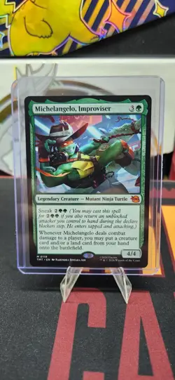 Michelangelo, Improviser [TMNT] MTG - Image 1