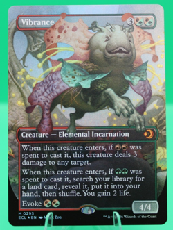 MTG Lorwyn Eclipsed Vibrance Creature MYTHIC FOIL #0295 - Image 1