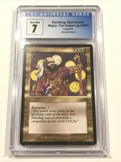 1994 MTG Legends - HUNDING GJORNERSEN - CGC 7 Near Mint - Image 1