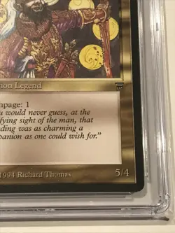 1994 MTG Legends - HUNDING GJORNERSEN - CGC 7 Near Mint - Image 5