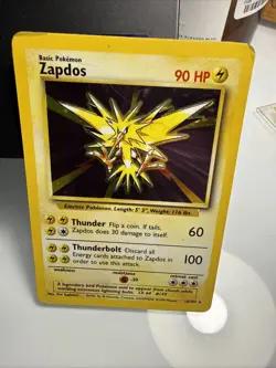 Pokemon Zapdos Holo Rare Base Set #16 - Image 1