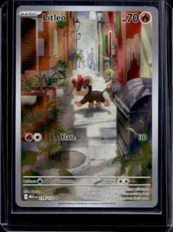2025 Pokemon Mega Evolution Litleo Illustration Rare #139/132 - Image 1