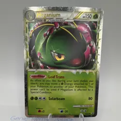 Pokemon Meganium PRIME HGSS08 Heartgold & Soulsilver Holo Promo LP/MP - Image 1