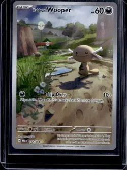 2025 Pokemon Phantasmal Flames Paldean Wooper Illustration Rare #102/094 - Image 1