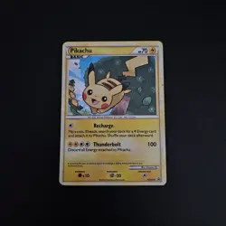 Pokemon TCG 2010 Holo Rare Black Star Promo Pikachu Card HGSS03 - Image 1