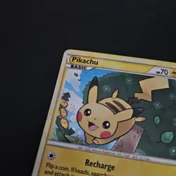 Pokemon TCG 2010 Holo Rare Black Star Promo Pikachu Card HGSS03 - Image 2