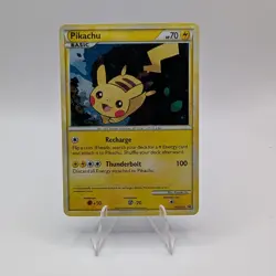 2010 Pokemon Black Star Promo Pikachu Holo HGSS03 LP - Image 1