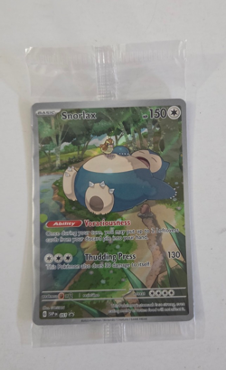 SEALED Pokemon 151 SV Black Star Promo Snorlax SVP051 NM English TCG #51 - Image 1