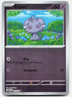 Espurr 033/088 Holo Common Perfect Order Pokemon Near Mint - Image 1