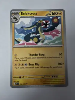 032/086 Eelektross : Uncommon Card : SV-10.5 Black Bolt : Pokemon TCG Pack Fresh - Image 1