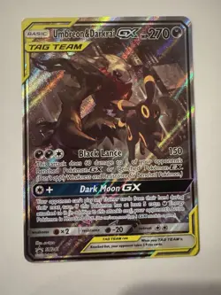 Umbreon&Darkrai GX Tag Team Pokemon Promo #SM241 Sun And Moon LP-NM - Image 1
