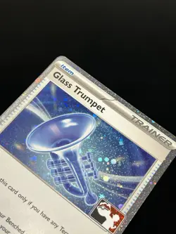 League Stamped Holo Glass Trumpet 135/142 (swirl) Pokemon Stellar Crown Card NM - Image 3