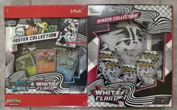 Pokemon TCG White Flare Binder Collection + Unova Poster Collection 2-Pack New - Image 2