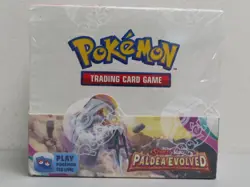 2023 Pokemon Scarlet & Violet Paldea Evolved Factory Sealed Booster Box - Image 1