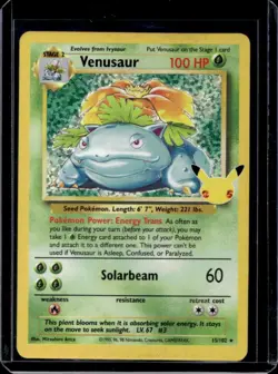 2021 Pokemon SWSH Celebrations Venusaur Classic #15/102 - Image 1