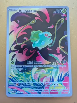 Pokemon TCG Bulbasaur 133/132 Secret Rare Mega Evolution Set – NM/Mint - Image 1