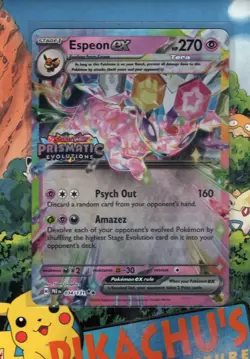 Pokemon TCG Espeon EX Prismatic Evolutions STAMPED Promo 034/131 NM/M - Image 1