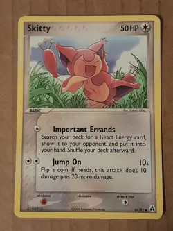 Pokemon Skitty 64/92 Ex Legend Maker NM-Mt See Pictures - Image 1