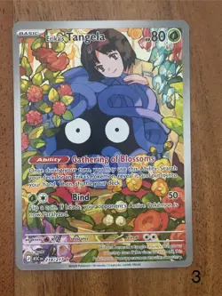 Pokemon TCG Erika's Tangela 218/217 Ascended Heroes Illustration Rare NM Card - Image 1