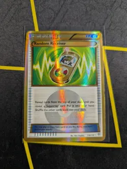 Random Receiver 138/135 Secret Rare Holo Plasma Storm MP Pokemon TCG - Image 1