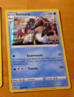 POKEMON FRANCAISE CARD HOLO RARE CARTE Sarmurai 026/078 EB10.5 GO FR MINT - Image 1