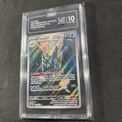 Pokemon Clawitzer 141/132 Mega Evolution Illustration Rare Holo TAG gem Mint 10 - Image 1