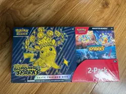 Costco Pokemon TCG Surging Sparks ETB & Booster Bundle Pack Factory Sealed - Image 1