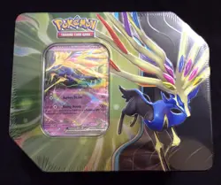 Pokemon TCG Azure Legends Tin – Xerneas EX – Factory Sealed -5 Booster pack New! - Image 1
