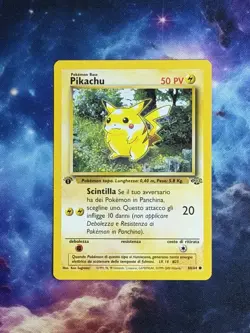 Pikachu 60/64 1st Edition Jungle LP (*Italian*) WOTC 1999 Pokemon - Image 5