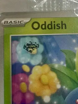 Pokemon TCG Oddish #102 Promo Card with Print Error - Image 2
