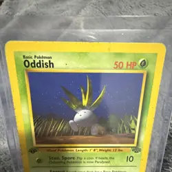 Pokemon Oddish 58/64 Base Set 1st Edition Common 50 HP Stun Spore 1999 English - Image 3