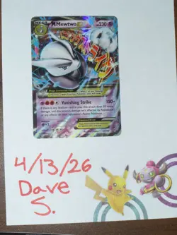 Mega Mewtwo EX 63/162 Breakthrough Holo Lightly Played Pokemon TCG single - Image 2