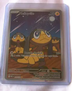 Helioptile 143/132 Illustration Rare Mega Evolution Pokemon, NM-Mint - Image 1