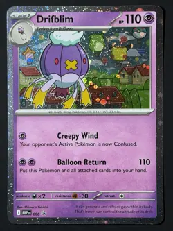 Drifblim - 006 Cosmos Holo Promo ME: Mega Evolution Promo NM SWIRL 🌀 - Image 1