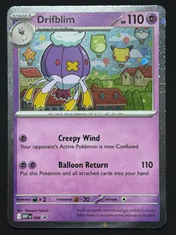 Drifblim - 006 Cosmos Holo Promo ME: Mega Evolution Promo NM SWIRL 🌀 - Image 3