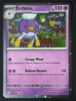 Drifblim - 006 Cosmos Holo Promo ME: Mega Evolution Promo NM SWIRL 🌀 - Image 5