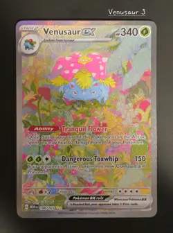 Pokemon Venusaur ex 198/165 Scarlet & Violet 151 Special Illustration Rare - Image 1