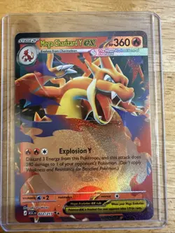 Mega Charizard Y EX 22/217 Ascended Heroes Double Rare Holo Pokemon TCG 2026 NM - Image 2