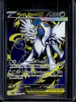 2025 Pokemon Mega Evolution Absol ex Ultra Rare #161/132 - Image 1