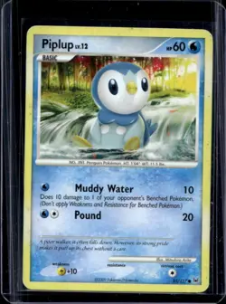 2009 Pokemon Platinum Piplup #85/127 - Image 1