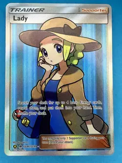 2019 Pokemon SM Hidden Fates Lady Full Art Ultra Rare #SV86/SV94 - Image 1