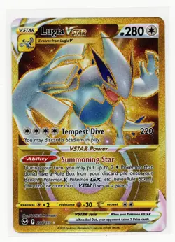 Lugia VSTAR Pokemon Silver Tempest 211/195 Secret Rare Full Art - Image 1