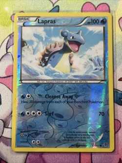 Lapras 17/101 Reverse Holo Black & White Plasma Blast Pokemon Card 2013 LP - Image 1