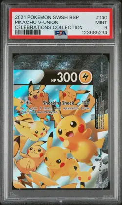 PSA 10 / 9 Pikachu V-Union SWSH139-142 Pokemon Celebrations Promo 4 Card Set🔥⚡ - Image 3