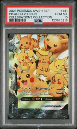 PSA 10 / 9 Pikachu V-Union SWSH139-142 Pokemon Celebrations Promo 4 Card Set🔥⚡ - Image 5