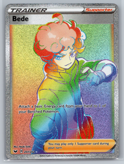 Bede 207/202 (NM) Secret Rare Sword & Shield: Base Set 2020 Pokemon Card - Image 1