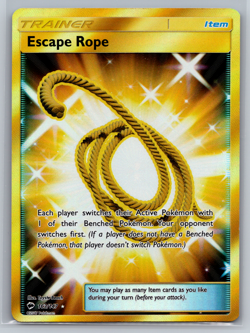 Escape Rope - 163/147 - Pokemon Burning Shadows Sun & Moon Secret Rare Card - Image 1