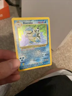 Pokemon TCG Blastoise Base Set Holo Unlimited Rare Card 2/102 - Image 2