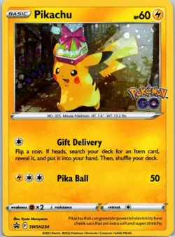 Pikachu - SWSH234 Promo SWSH: Sword & Shield Promo Cards 2019 LP - Image 1