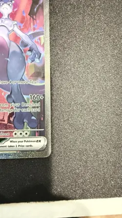Team Rocket’s Mewtwo ex 231/182 SV10 Destined Rivals SIR Full Art Pokemon Card - Image 5